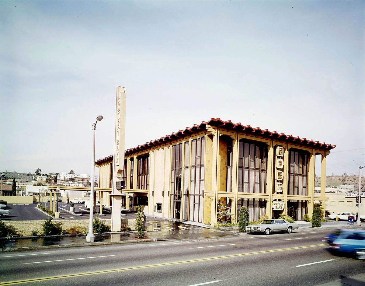 Cathay Bank at 777 N Broadway Los Angeles CA, 1972 r/architecture